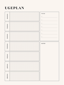 Ugeplan - 02